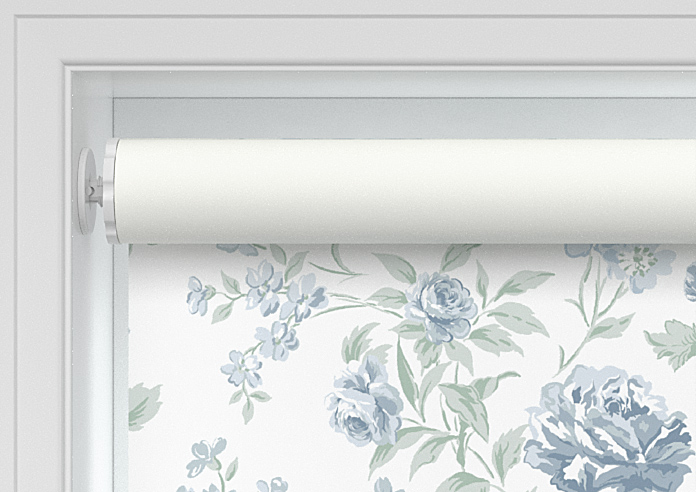 Shabby Chic by Rachel Ashwell Romantic Rose (Blackout), Blue - Twist&Fit Roller Blind - Image 9